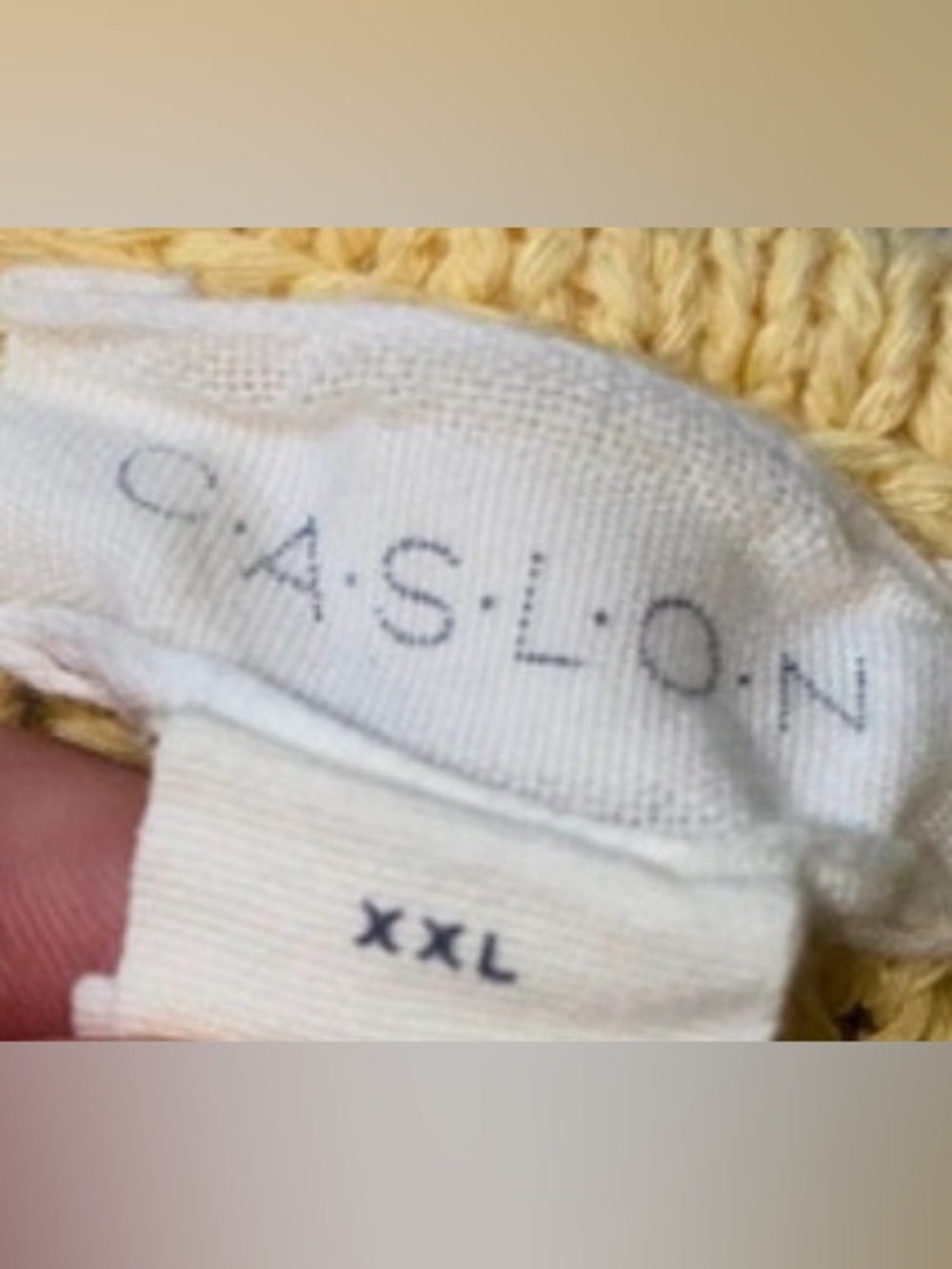 Light Yellow V-Neck Ribbed Sweater - Picture 2 of 2